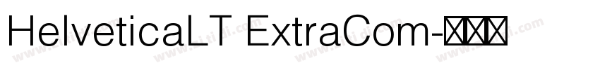 HelveticaLT ExtraCom字体转换